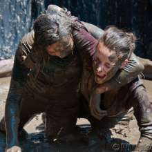 Lara_eurowam: New on Wam.tv--Mud fight