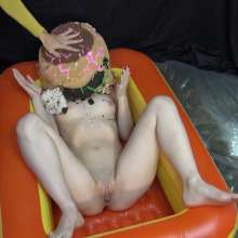 Jayce: Taylor's First Pie+slime Encasement with Vibrator!