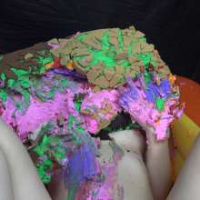 Jayce: Taylor's First Pie+slime Encasement with Vibrator!