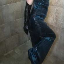 Jayce: Taylors Real Prom Dress Drenched!  To PVC Lingerie Set+pics!