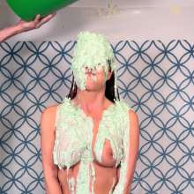 Slimed Models: Victoria Fish Slimed Nude