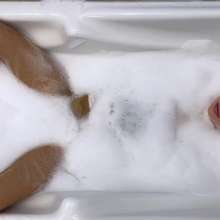Wet Live Team: VIP Business Baby and Her Best Relaxation in a Bubble Bath