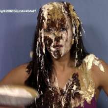 Gurph Morlicks: Beautiful eyes blinking out at the world through a mask of pie...