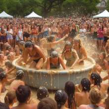 Bobographer: Tub in the Park series--what should the next substance be?