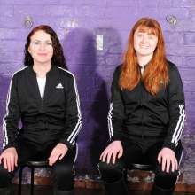 DungeonMasterOne: Adidas Custard Tracksuits with Honeysuckle and Miss Abigail