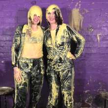 DungeonMasterOne: Adidas Custard Tracksuits with Honeysuckle and Miss Abigail