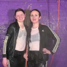 DungeonMasterOne: Adidas Custard Tracksuits with Honeysuckle and Miss Abigail
