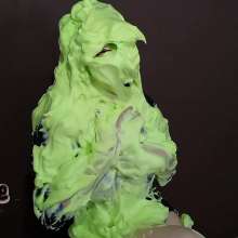 AngieWAM: Angie Gets Neon Messy at a Party