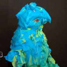 AngieWAM: Angie Gets Neon Messy at a Party