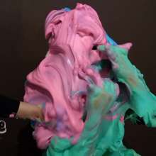 AngieWAM: Angie Gets Neon Messy at a Party