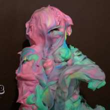AngieWAM: Angie Gets Neon Messy at a Party