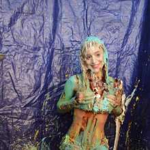 FunFilled Photography: Autumn's First Bikini Pie and Slime Trivia Challenge!