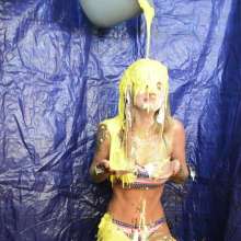 FunFilled Photography: Autumn's First Bikini Pie and Slime Trivia Challenge!