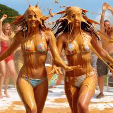 Bobographer: Caramel cream pies on the beach