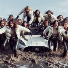 Rainman_666: Mud, winter clothing and cars...