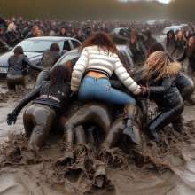 Rainman_666: Mud, winter clothing and cars...