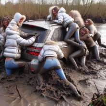 Rainman_666: Mud, winter clothing and cars...