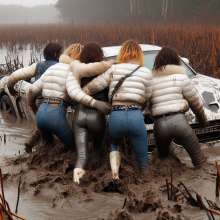 Rainman_666: Mud, winter clothing and cars...