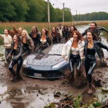 Rainman_666: Mud, winter clothing and cars...