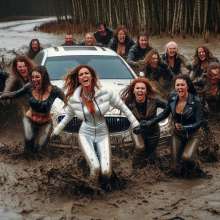 Rainman_666: Mud, winter clothing and cars...