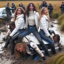 Rainman_666: Mud, winter clothing and cars...