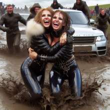 Rainman_666: Mud, winter clothing and cars...