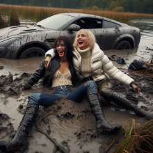 Rainman_666: Mud, winter clothing and cars...