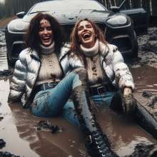 Rainman_666: Mud, winter clothing and cars...