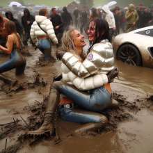 Rainman_666: Mud, winter clothing and cars...