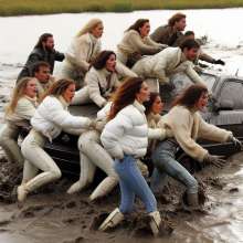 Rainman_666: Mud, winter clothing and cars...