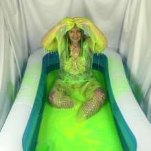 CheekyLuna: CheekyLuna Filthy Girl In Bodystockings And Stretchy Slime