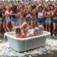 Bobographer: Tub in the Park series--what should the next substance be?