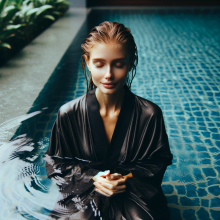 WetlookLoverVentolin: i love AI :-) some wet satins dresess and others