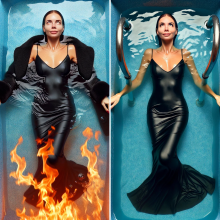 WetlookLoverVentolin: i love AI :-) some wet satins dresess and others