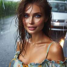 Sleazoid44: Damp (but not "wet") summer dresses