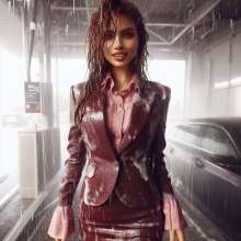 Wetmaxiskirts: AI wetlook/muddy women wearing business suits (Mdic)