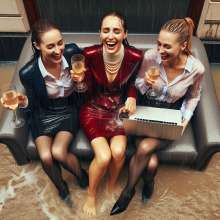 carlosstf33: Office Workers--water/mud with no shoes