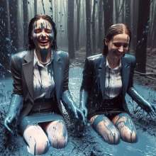 carlosstf33: Office workers... glamour Mud and Slime and Wet