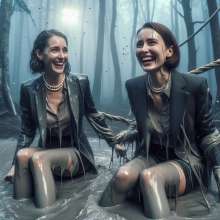 carlosstf33: Office workers... glamour Mud and Slime and Wet