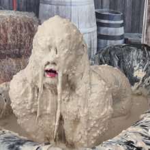 Messygirl: Horny Farm Girl in Pig Slop