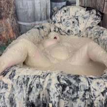 Messygirl: Horny Farm Girl in Pig Slop