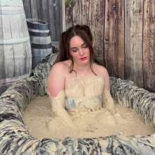 Messygirl: Horny Farm Girl in Pig Slop