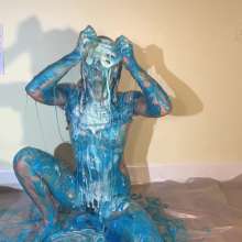 RevSlymsford: Kaydens Stretchy Blue Slime, Cake Batter, Head Dunking ++