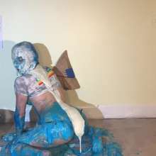 RevSlymsford: Kaydens Stretchy Blue Slime, Cake Batter, Head Dunking ++