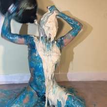 RevSlymsford: Kaydens Stretchy Blue Slime, Cake Batter, Head Dunking ++