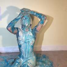 RevSlymsford: Kaydens Stretchy Blue Slime, Cake Batter, Head Dunking ++