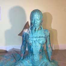 RevSlymsford: Kaydens Stretchy Blue Slime, Cake Batter, Head Dunking ++
