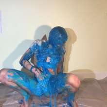 RevSlymsford: Kaydens Stretchy Blue Slime, Cake Batter, Head Dunking ++