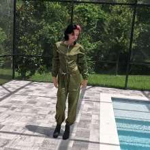 WetlookFashion: Kilo Swims in Two Nylon Outfits