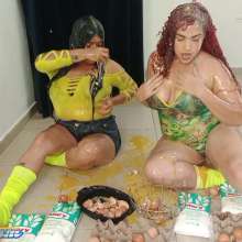 Hikari-Studio-Wam: Messy Encounter with a Lot of Egg and Flour